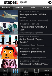 Étapes
