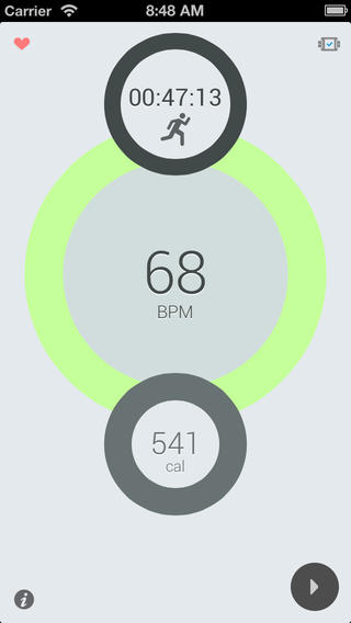 Heartbeats for Pebble